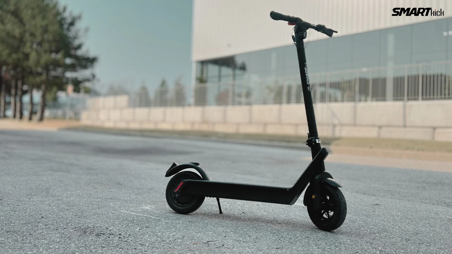 SmartKick electric scooter on an urban street